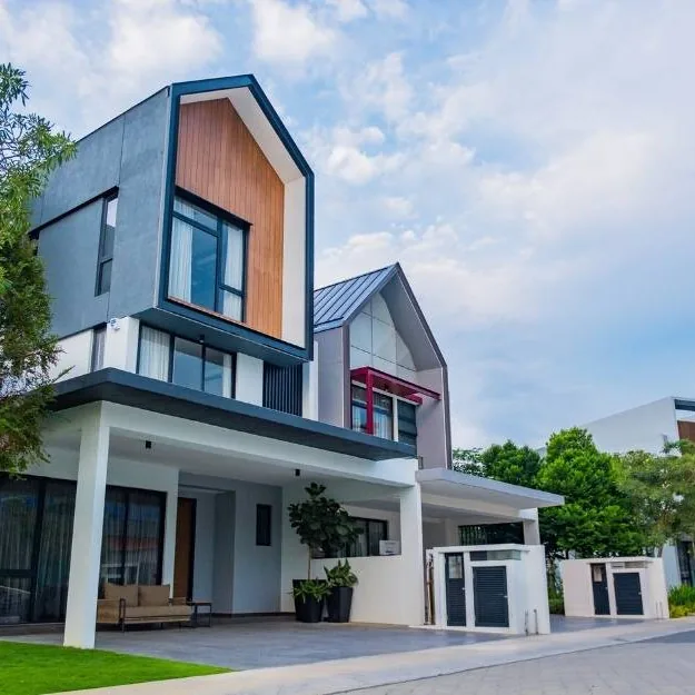 Urban residential street
